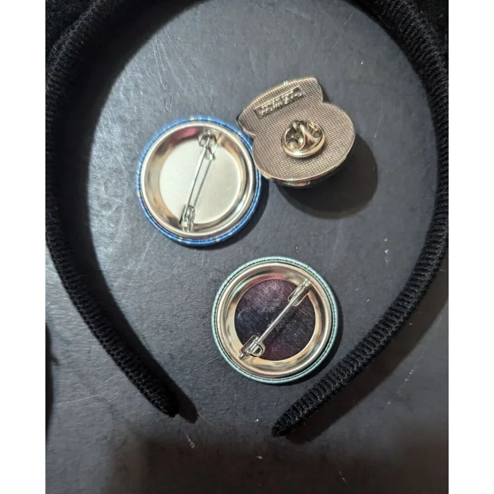 Mouse Ear Headband Ribbon Streamers Pins and‎ 44mm Apple Watch Case Bundle